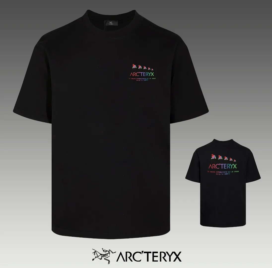 Quality《Arc’teryx~ 》2024New Arrival T , Versatile Quality ‼ 32 G ‼ T 🤪 Sizes：S-M-L-XL-2XL ：Black White、 Same Style